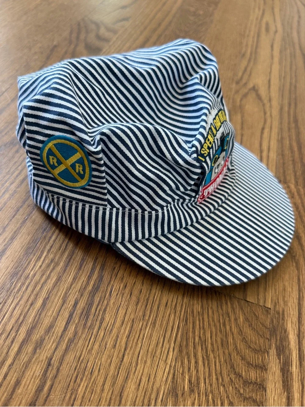 Thomas The Tank Engine Toddler Blue Stripe Engineer Cap